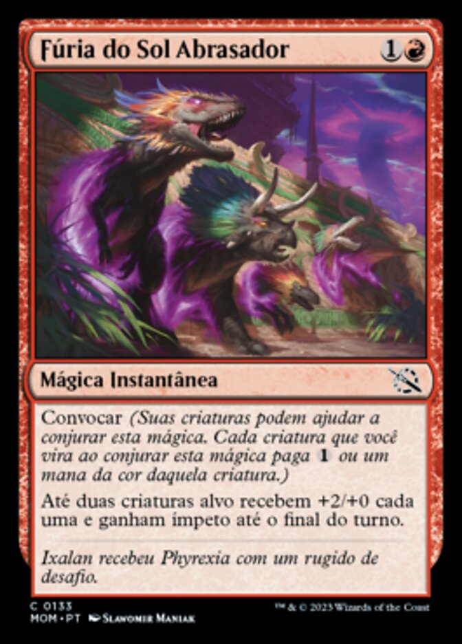 Fúria do Sol Abrasador / Burning Sun's Fury - Magic: The Gathering - MoxLand