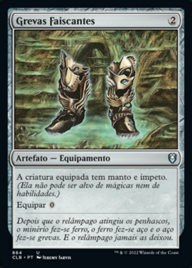 Grevas Faiscantes / Lightning Greaves - Magic: The Gathering - MoxLand