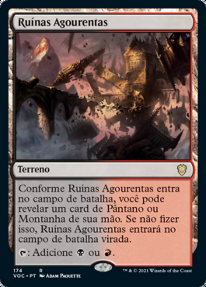 Ruínas Agourentas / Foreboding Ruins - Magic: The Gathering - MoxLand