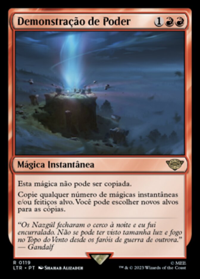 Demonstração de Poder / Display of Power - Magic: The Gathering - MoxLand