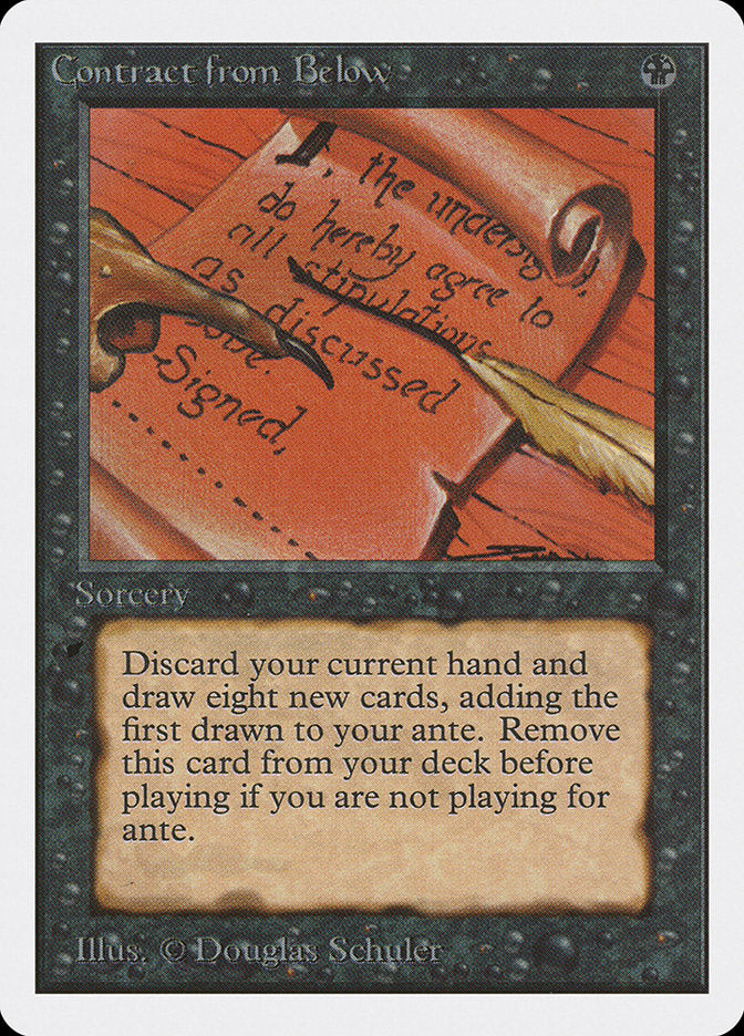 Contract from Below / Contract from Below - Magic: The Gathering - MoxLand