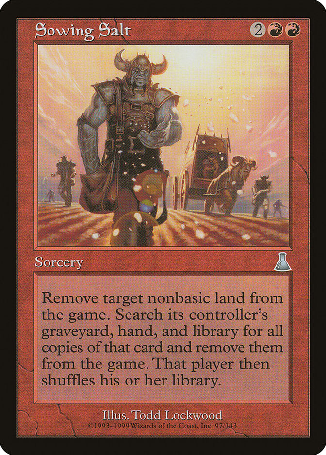 Semear Sal / Sowing Salt - Magic: The Gathering - MoxLand
