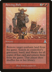 Semear Sal / Sowing Salt - Magic: The Gathering - MoxLand