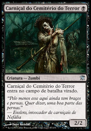 Carniçal do Cemitério do Terror / Diregraf Ghoul - Magic: The Gathering - MoxLand