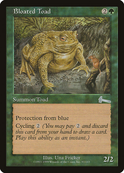 Sapo Inchado / Bloated Toad - Magic: The Gathering - MoxLand