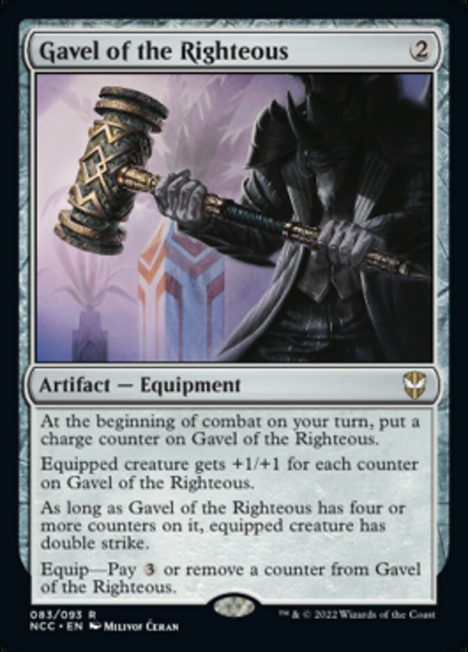 Malhete dos Justos / Gavel of the Righteous - Magic: The Gathering - MoxLand