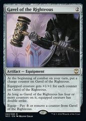 Malhete dos Justos / Gavel of the Righteous - Magic: The Gathering - MoxLand
