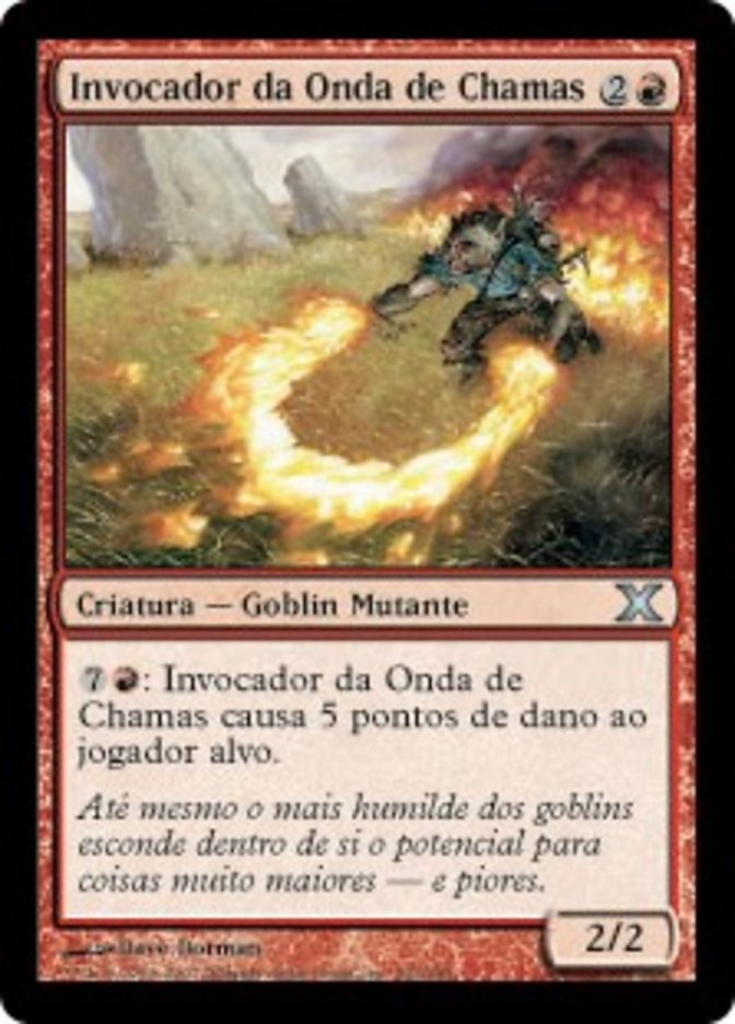 Invocador da Onda de Chamas / Flamewave Invoker - Magic: The Gathering - MoxLand