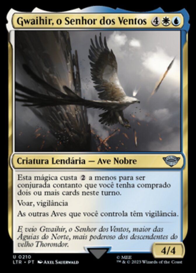 Gwaihir, o Senhor dos Ventos / Gwaihir the Windlord - Magic: The Gathering - MoxLand