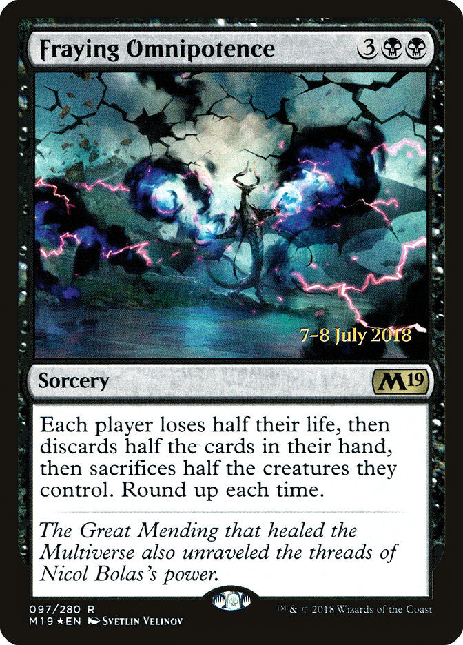 Onipotência Desfibradora / Fraying Omnipotence - Magic: The Gathering - MoxLand