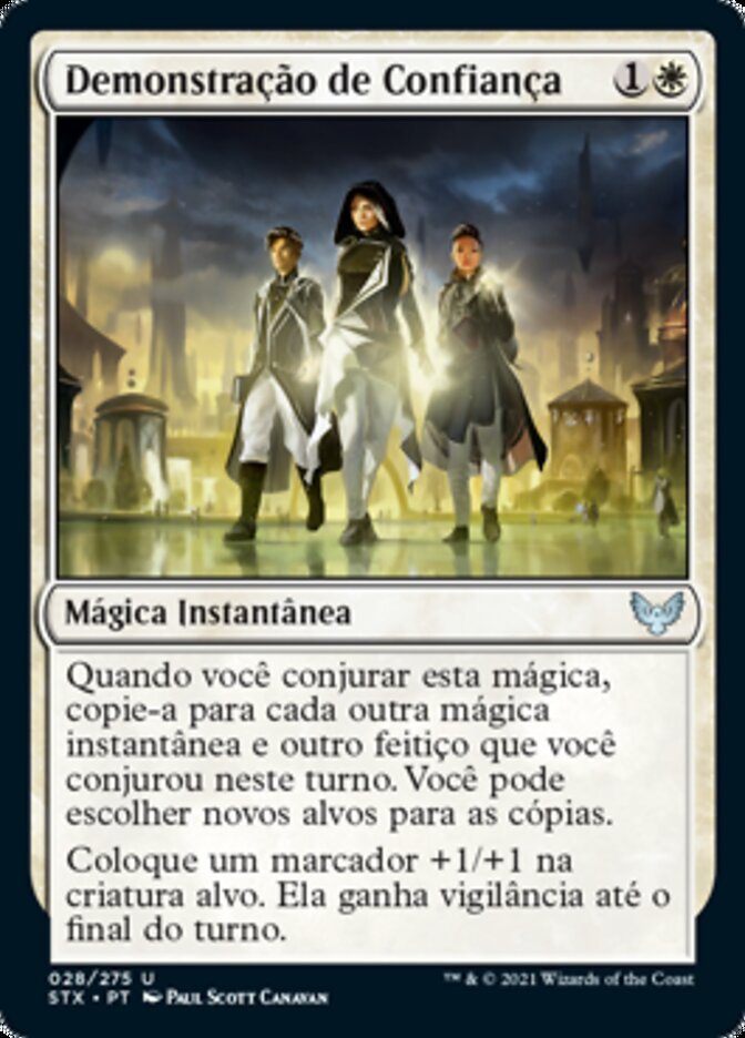 Demonstração de Confiança / Show of Confidence - Magic: The Gathering - MoxLand