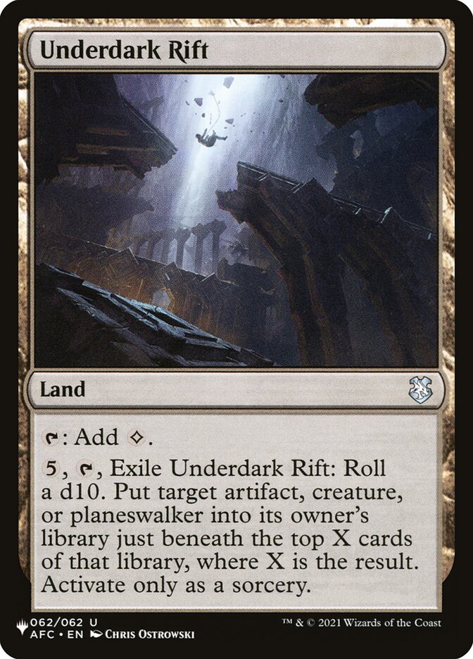 Fenda do Subterrâneo / Underdark Rift - Magic: The Gathering - MoxLand