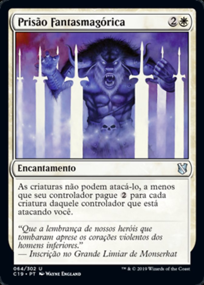 Prisão Fantasmagórica / Ghostly Prison - Magic: The Gathering - MoxLand