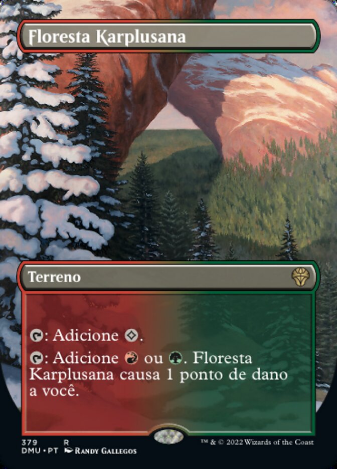 Floresta Karplusana / Karplusan Forest - Magic: The Gathering - MoxLand