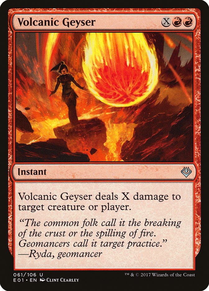 Gêiser Vulcânico / Volcanic Geyser - Magic: The Gathering - MoxLand