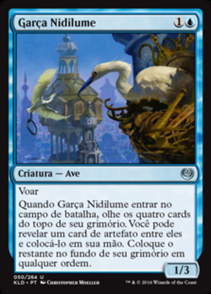 Garça Nidilume / Glint-Nest Crane - Magic: The Gathering - MoxLand