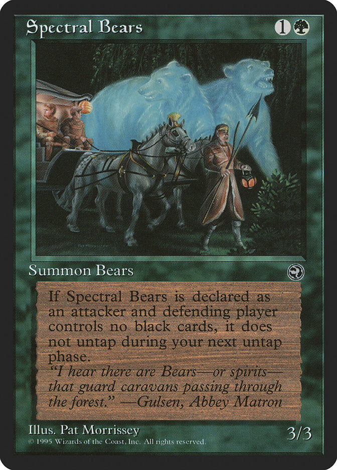 Ursos Espectrais / Spectral Bears - Magic: The Gathering - MoxLand