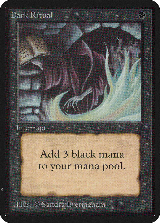 Ritual Sombrio / Dark Ritual - Magic: The Gathering - MoxLand