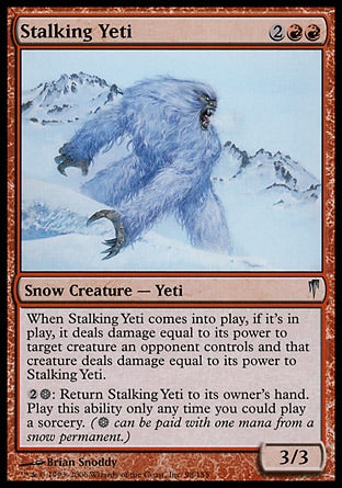 Yeti Caçador / Stalking Yeti - Magic: The Gathering - MoxLand