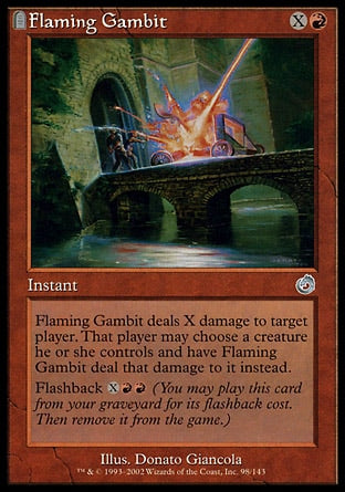 Gambito Flamejante / Flaming Gambit - Magic: The Gathering - MoxLand