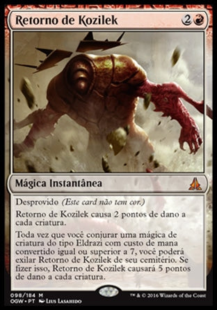 Retorno de Kozilek / Kozilek's Return - Magic: The Gathering - MoxLand