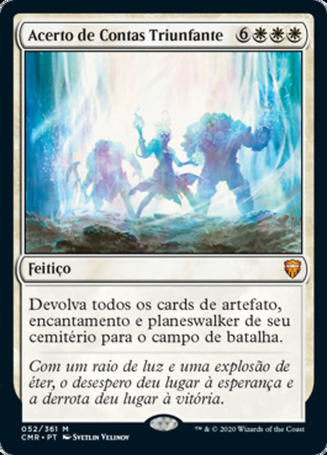 Acerto de Contas Triunfante / Triumphant Reckoning - Magic: The Gathering - MoxLand