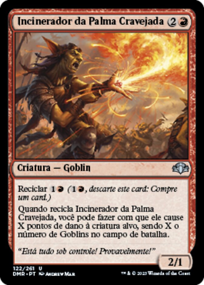 Incinerador da Palma Cravejada / Gempalm Incinerator - Magic: The Gathering - MoxLand