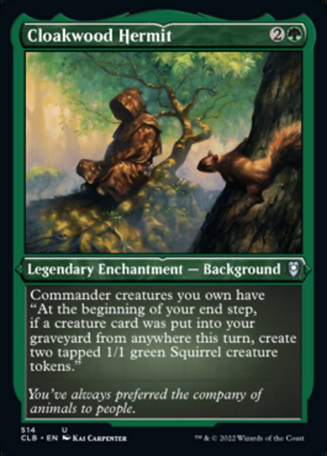 Eremita de Floresta do Manto / Cloakwood Hermit - Magic: The Gathering - MoxLand