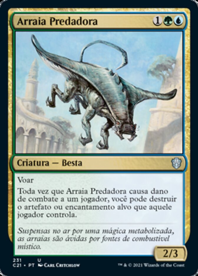 Arraia Predadora / Trygon Predator - Magic: The Gathering - MoxLand