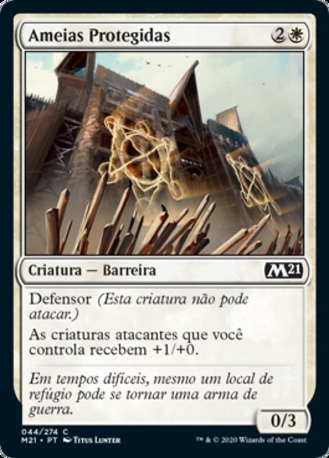 Ameias Protegidas / Warded Battlements - Magic: The Gathering - MoxLand