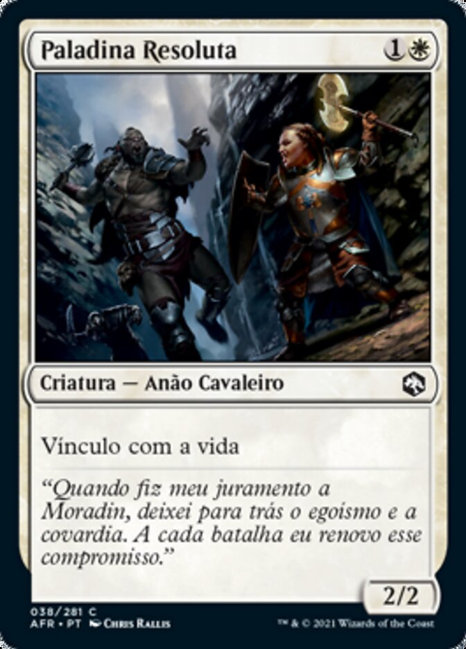 Paladina Resoluta / Steadfast Paladin - Magic: The Gathering - MoxLand