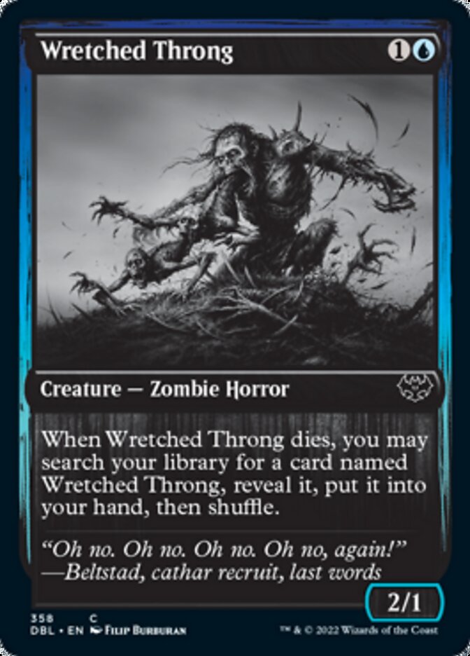 Multidão Abominável / Wretched Throng - Magic: The Gathering - MoxLand