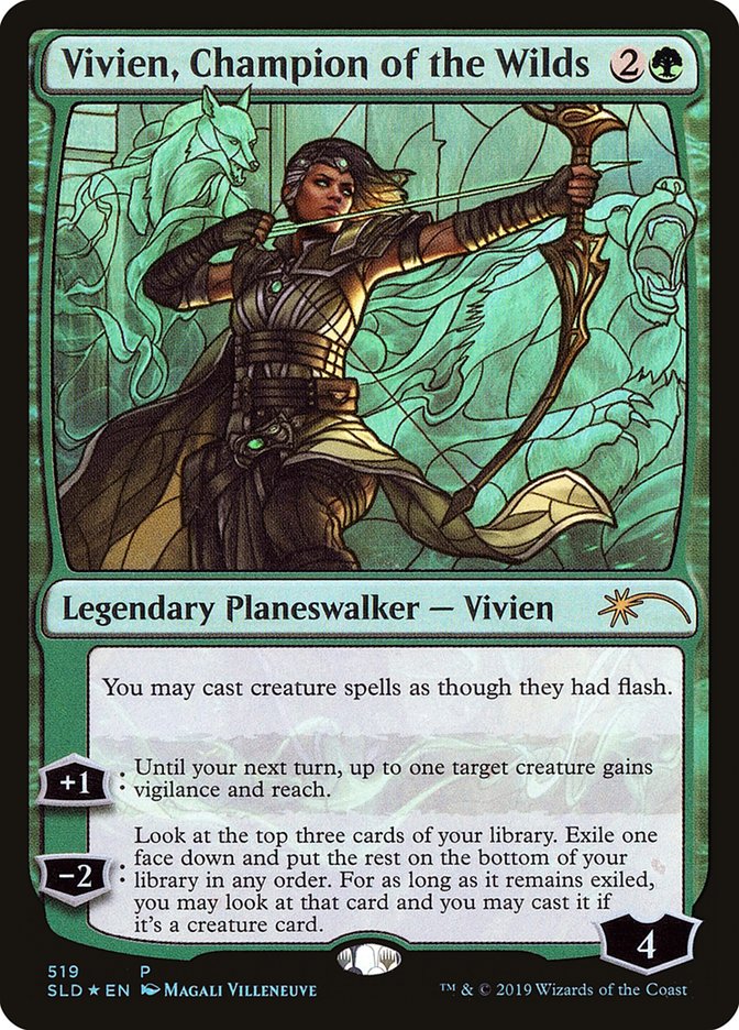 Vivien, Campeã da Natureza / Vivien, Champion of the Wilds - Magic: The Gathering - MoxLand