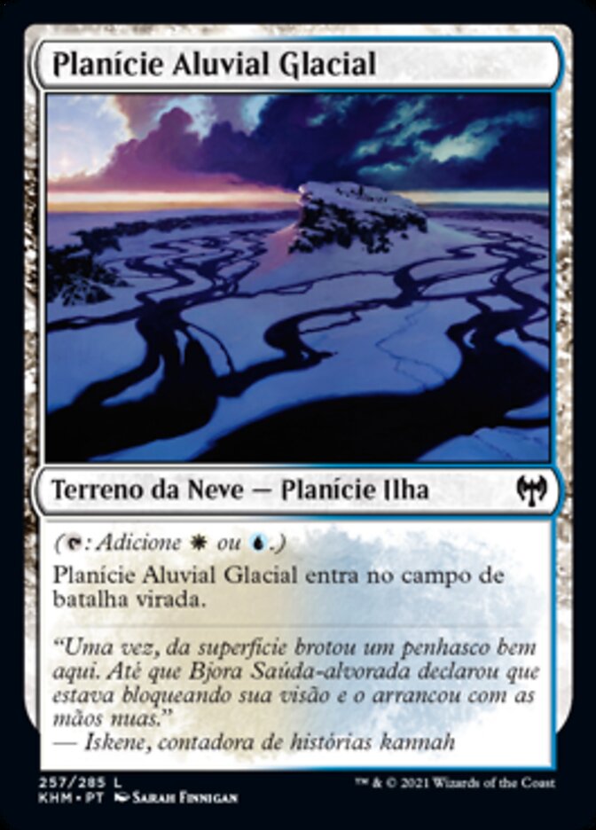 Planície Aluvial Glacial / Glacial Floodplain - Magic: The Gathering - MoxLand