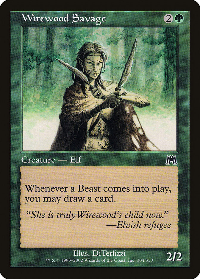 Selvagem de Wirewood / Wirewood Savage - Magic: The Gathering - MoxLand