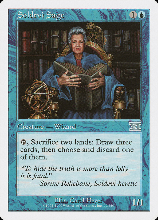 Sábio Soldeviano / Soldevi Sage - Magic: The Gathering - MoxLand