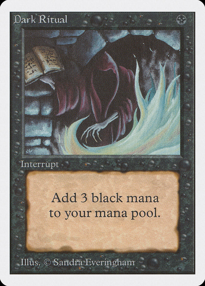 Ritual Sombrio / Dark Ritual - Magic: The Gathering - MoxLand