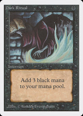 Ritual Sombrio / Dark Ritual - Magic: The Gathering - MoxLand