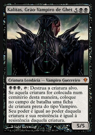 Kalitas, Grão-Vampiro de Ghet / Kalitas, Bloodchief of Ghet - Magic: The Gathering - MoxLand