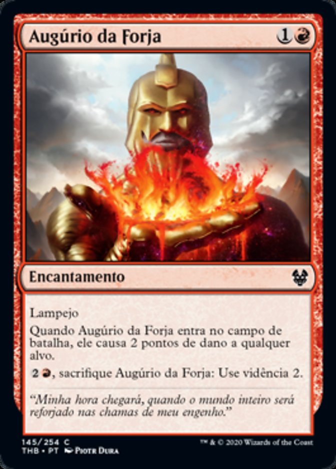 Augúrio da Forja / Omen of the Forge - Magic: The Gathering - MoxLand