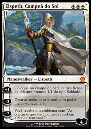 Elspeth, Campeã do Sol / Elspeth, Sun's Champion - Magic: The Gathering - MoxLand