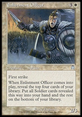 Oficial de Alistamento / Enlistment Officer - Magic: The Gathering - MoxLand