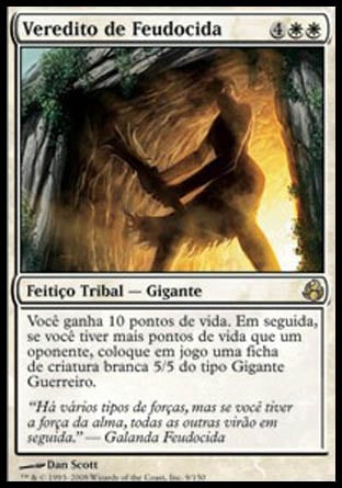 Veredito de Feudocida / Feudkiller's Verdict - Magic: The Gathering - MoxLand