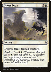 Queda Vertiginosa / Sheer Drop - Magic: The Gathering - MoxLand