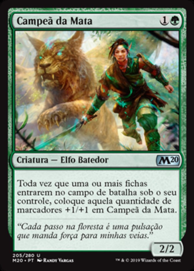 Campeã da Mata / Woodland Champion - Magic: The Gathering - MoxLand