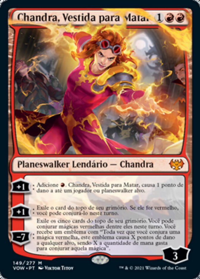 Chandra, Vestida para Matar / Chandra, Dressed to Kill - Magic: The Gathering - MoxLand