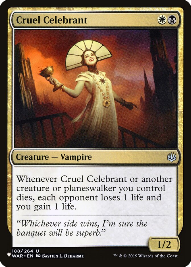 Celebrante Cruel / Cruel Celebrant - Magic: The Gathering - MoxLand