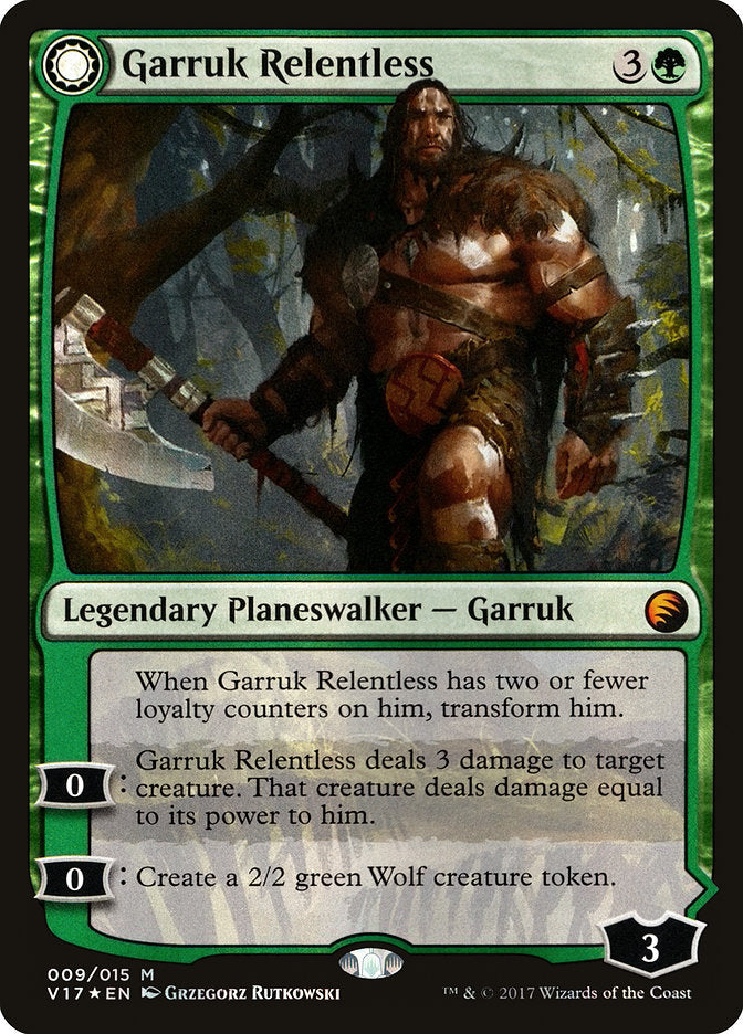 Garruk Implacável / Garruk Relentless - Magic: The Gathering - MoxLand