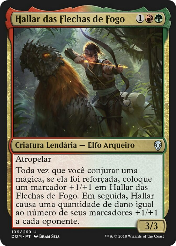 Hallar das Flechas de Fogo / Hallar, the Firefletcher - Magic: The Gathering - MoxLand