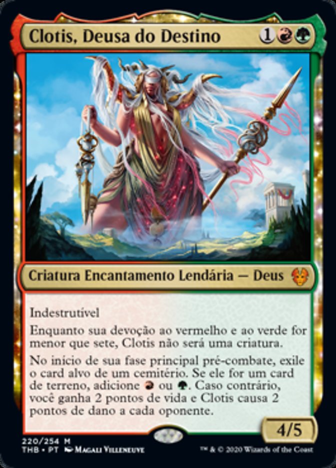 Clotis, Deusa do Destino / Klothys, God of Destiny - Magic: The Gathering - MoxLand